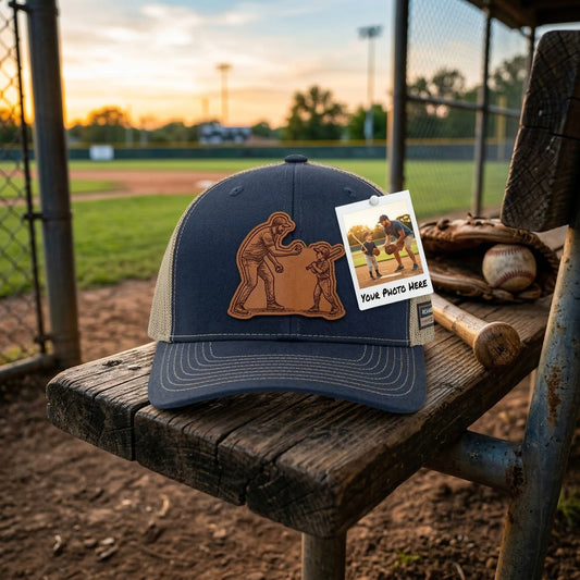 Custom Photo Dad Trucker Hat – Personalized Dad Patch Hat | Father's Day Gift | Gift For Dad