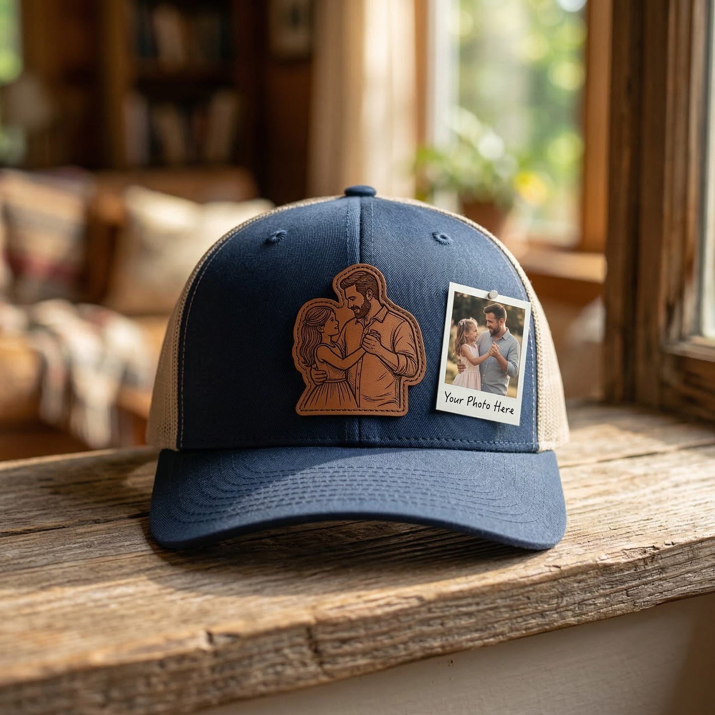 Custom Father's Day Gifts For Dad | Personalized Dad Photo Hat | Father's Day Gift | Gift For Dad