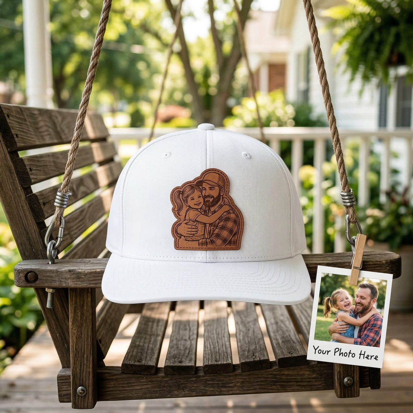 Custom Father's Day Gifts For Dad | Personalized Dad Photo Hat | Father's Day Gift | Gift For Dad