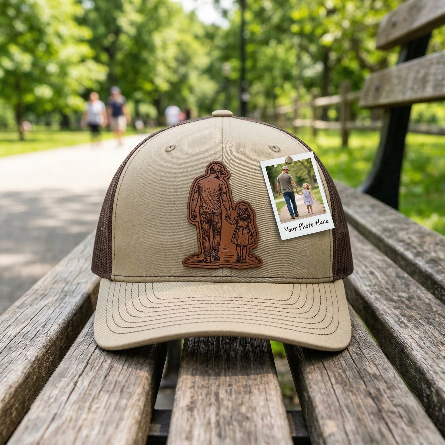 Dad Hat With Photo | Custom Dad Photo Hat | Father's Day Gift | Gift For Dad | Dad Gifts