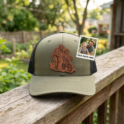 Personalized Father's Day Trucker Hat With Photo | Custom Dad Hat | Father's Day Gift | Gift For Dad | Dad Gifts
