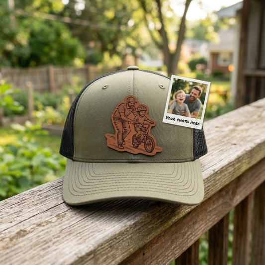 Personalized Father's Day Trucker Hat With Photo | Custom Dad Hat | Father's Day Gift | Gift For Dad | Dad Gifts
