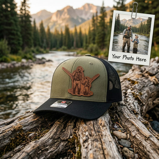 Dad Trucker Hat With Photo– Personalized Dad Hat | Father's Day Gift | Gift For Dad
