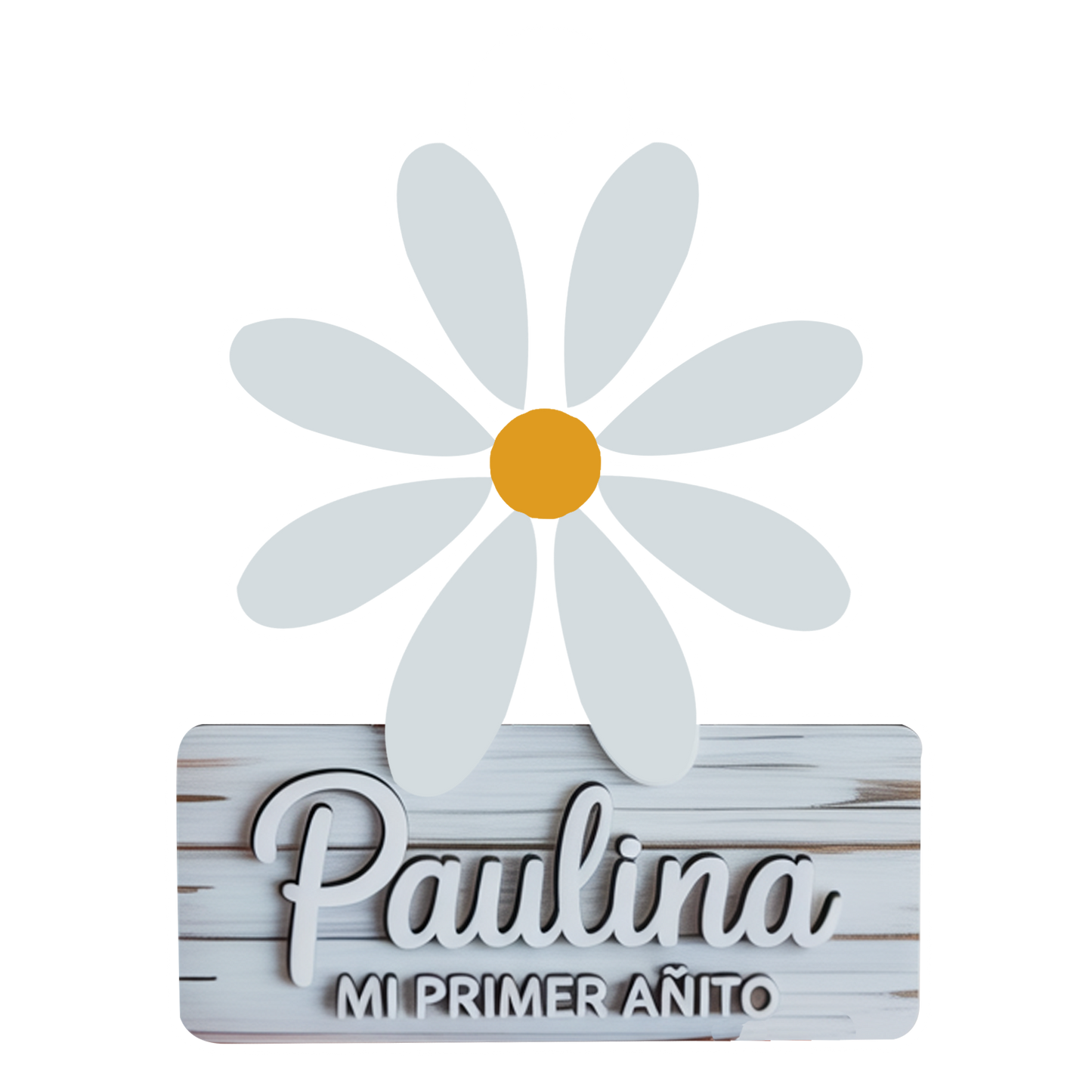 Personalized Daisy Flower