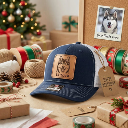 Custom Photo Dog Trucker Hat –  Photo Pet Hat | Gift For Dog Lovers