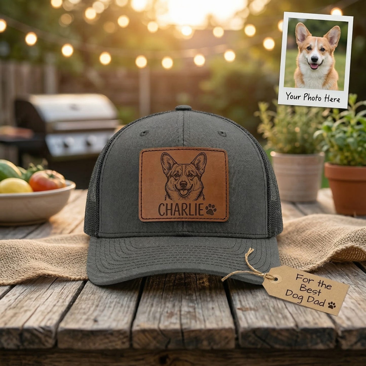 Custom Photo Dog Trucker Hat –  Photo Pet Hat | Gift For Dog Lovers | Pet Lover Gifts