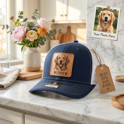 Custom Photo Dog Trucker Hat –  Photo Pet Hat | Gift For Dog Lovers