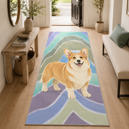 Custom Photo Dog Area Rug | Gift For Dog Lovers