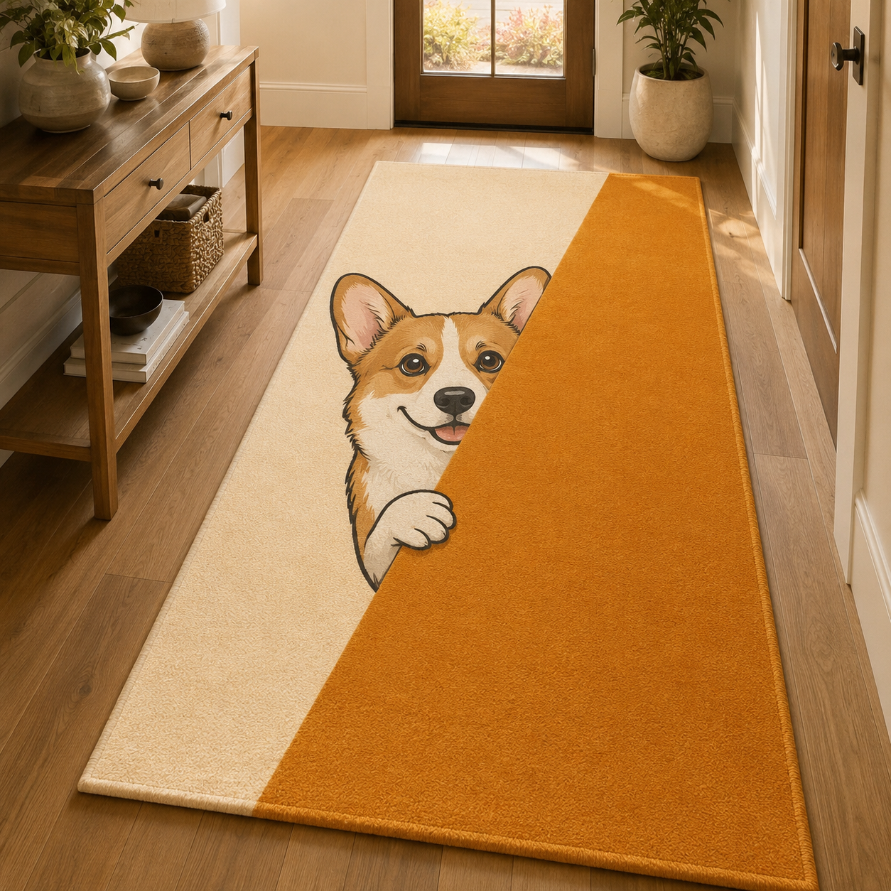 Custom Photo Funny Dog Area Rug | Gift For Dog Lovers