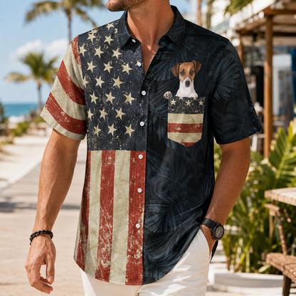 Custom Photo Dog Hawaiian Shirt, Personalized Hawaiian Shirt, Dog Lover Vacation Gift For Dog