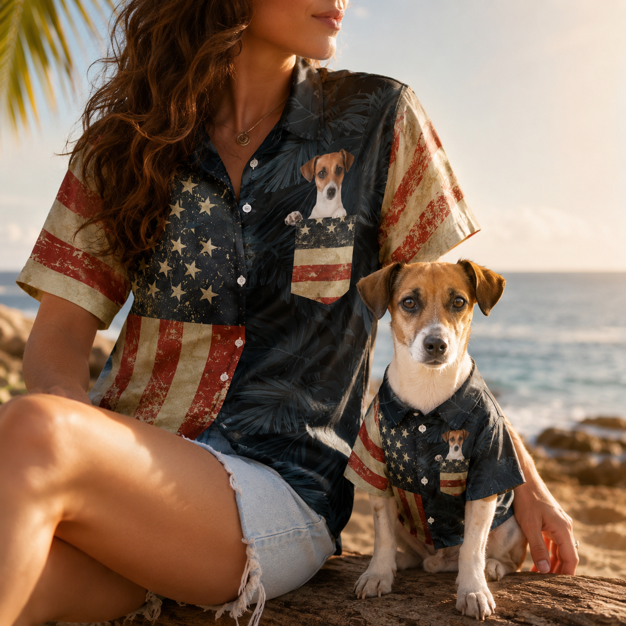 Custom Photo Dog Hawaiian Shirt, Personalized Hawaiian Shirt, Dog Lover Vacation Gift For Dog