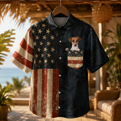 Custom Photo Dog Hawaiian Shirt, Personalized Hawaiian Shirt, Dog Lover Vacation Gift For Dog