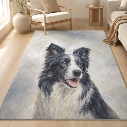Custom Photo Dog Area Rug | Gift For Dog Lovers