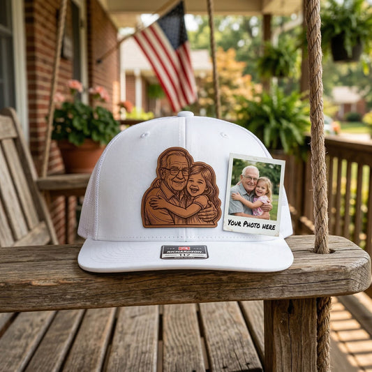 Grandpa Hat With Photo | Grandpa Hat | Father's Day Gift For Grandpa From Kids | Gift For Grandpa From Grandkids