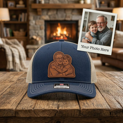 Custom Grandpa Hat With Photo | Grandpa Hat | Father's Day Gift For Grandpa | Gift For Grandpa From Grandkids