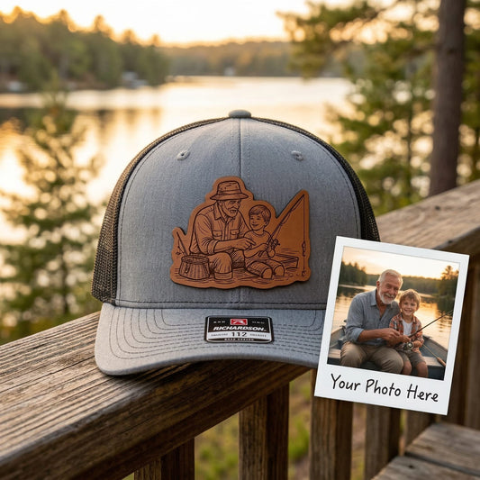 Custom Grandpa Hat With Photo | Grandpa Hat | Father's Day Gift For Grandpa | Gift For Grandpa From Grandkids