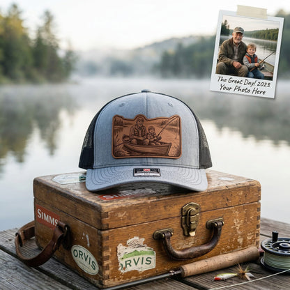 Custom Photo Grandpa Trucker Hat | Grandpa Hat | Father's Day Gift For Grandpa From Grandkids