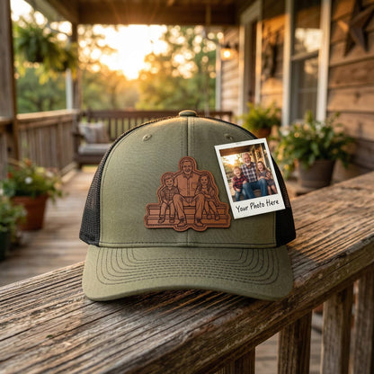 Custom Photo Grandpa Trucker Hat | Grandpa Hat | Father's Day Gift For Grandpa From Grandkids