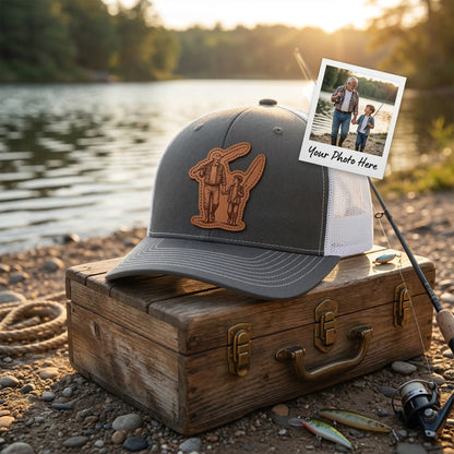 Custom Photo Grandpa Trucker Hat | Grandpa Hat | Father's Day Gift For Grandpa From Grandkids