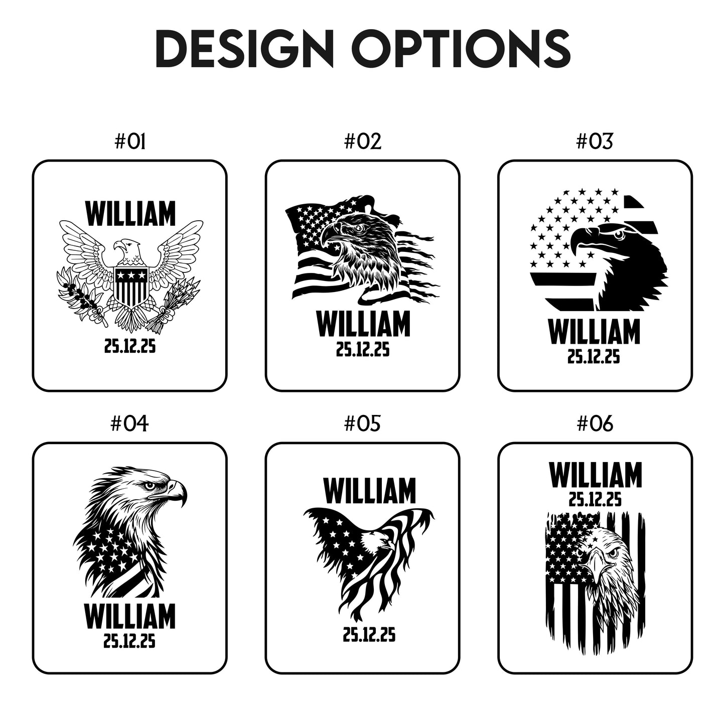 Custom Independence Day Gift, Patriotic Flag, Personalized Whiskey Decanter Set, Veteran Gift TND083