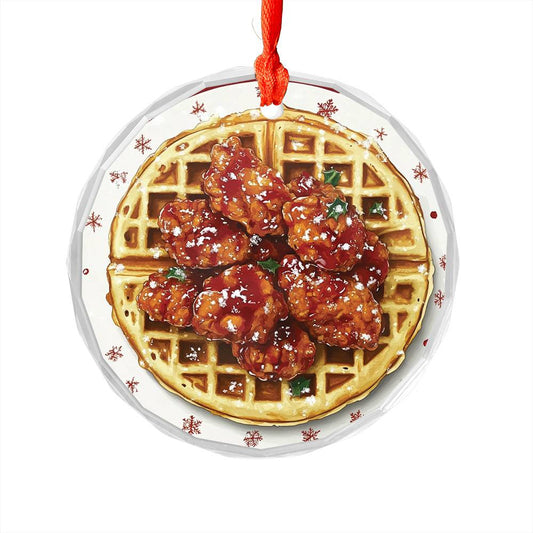 Chicken and Waffles Close up Design 4