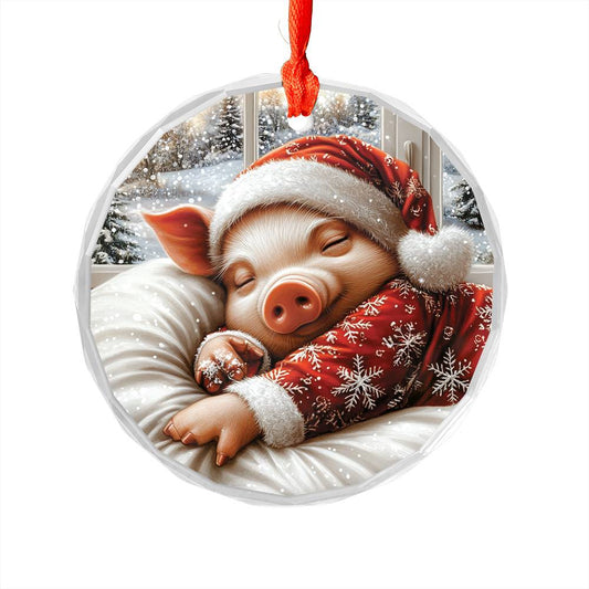 Pig Sleeping In Bed Design 2