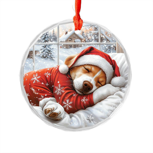Labrador Retriever Dog Sleeping In Bed Design 4