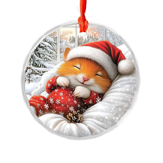 Hamster Sleeping In Bed Design 1