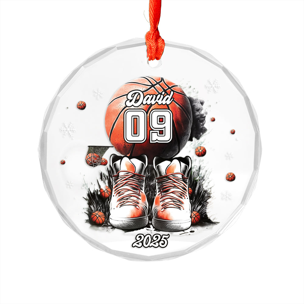Custom Name And Number Basketball Player