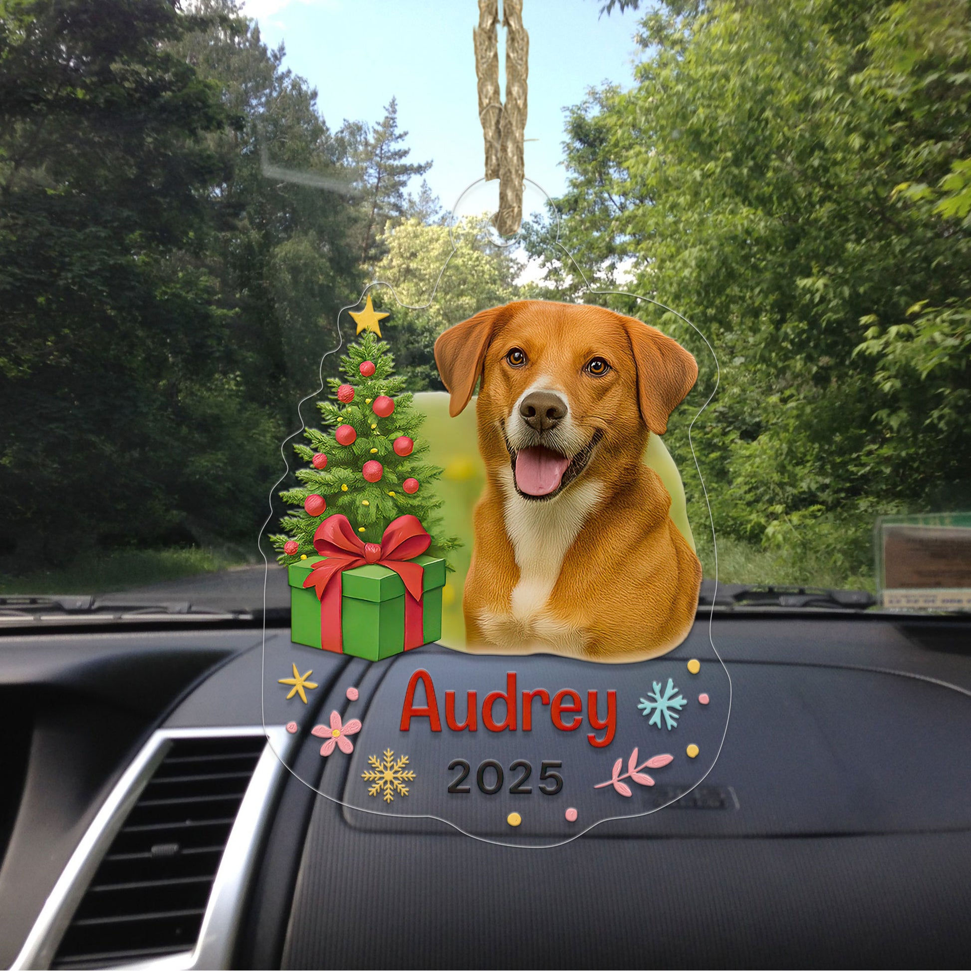 Custom Photo Pet Christmas Ornament, Personalized Pet Holiday Gift, Custom Pet Memorial, Pet Lover Christmas Decor