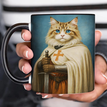 Custom Photo Priest Cat MugGift For Cat Lovers