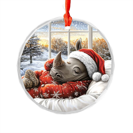 Rhino Sleeping In Bed Design 2