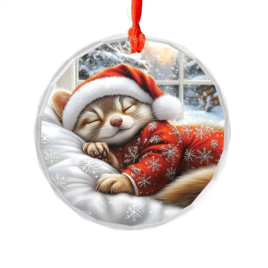 Ferret Sleeping In Bed Design 1