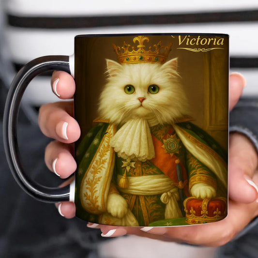 Custom Photo Napoleon Cat Mug Gift For Cat Lovers
