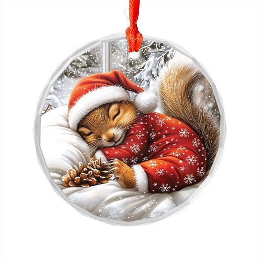 Squirrel Sleeping In Bed Design 2