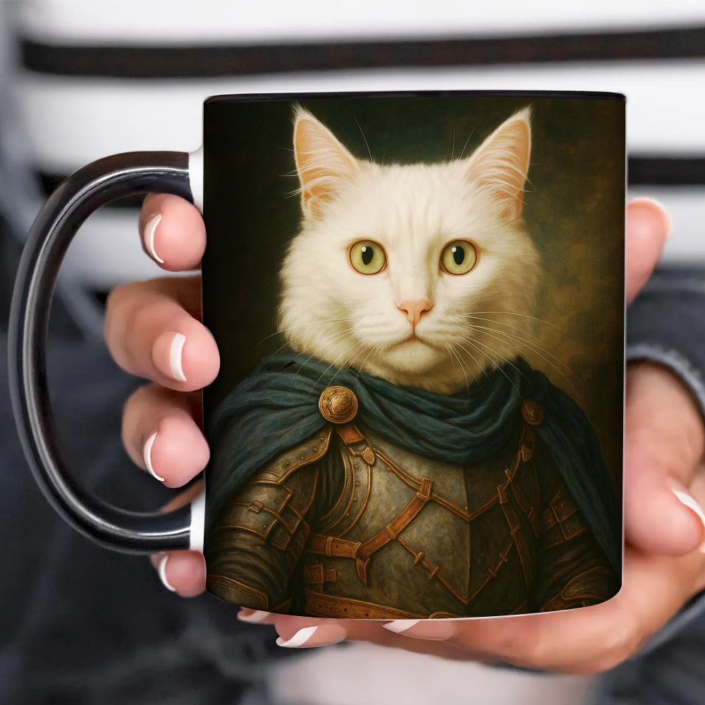 Custom Cat Photo Viking Mug _ Gift For Cat Lovers