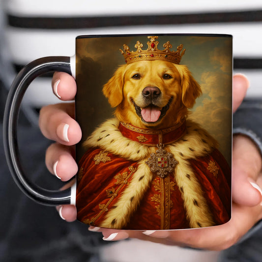 Custom Photo Dog Royal Pet King Portrait