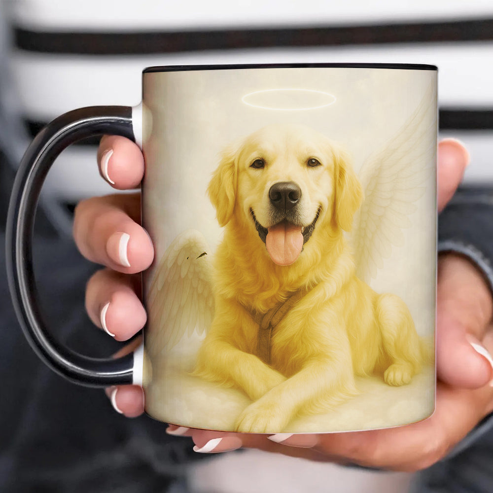 Custom Photo Dog Angel In Heaven _ Gifts For Dog Lovers