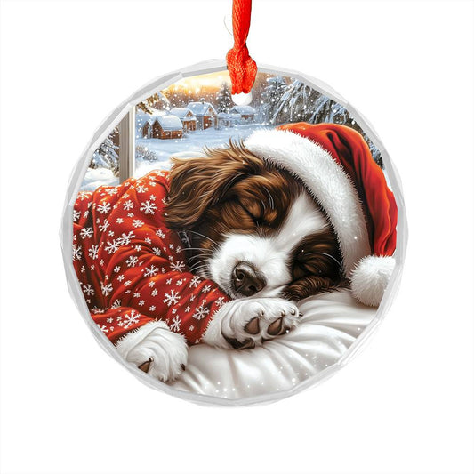 Newfoundland Dog Sleeping In Bed Design 2
