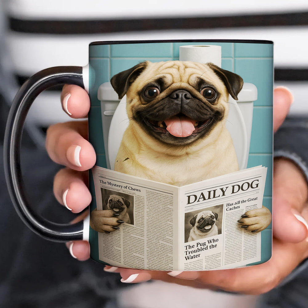 Custom Photo Dog Toilet Bathroom