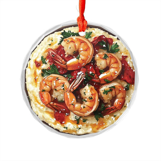 Shrimp and Grits Close up Design 1