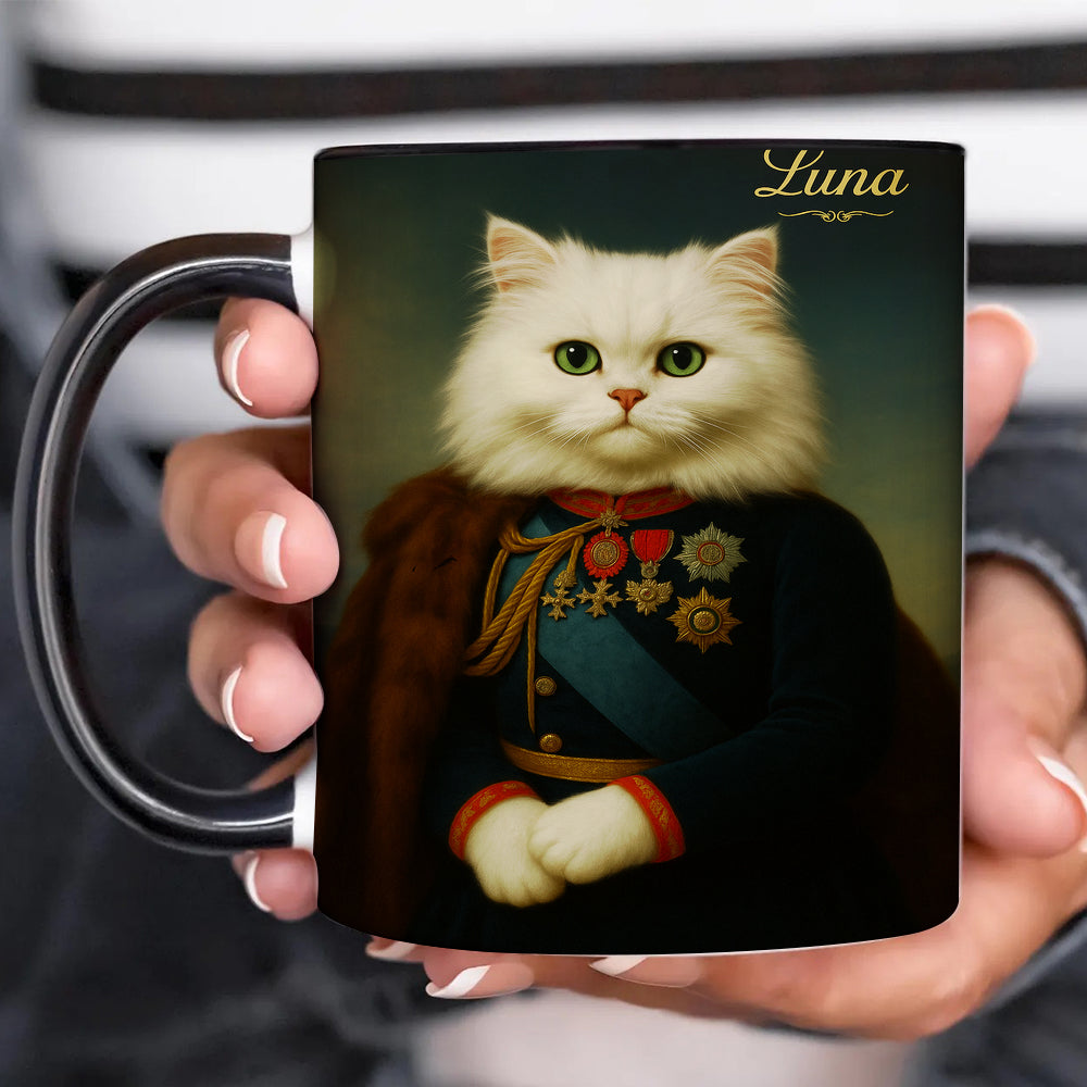 Custom Photo Imperial Minister Cat Mug Gift For Cat Lovers