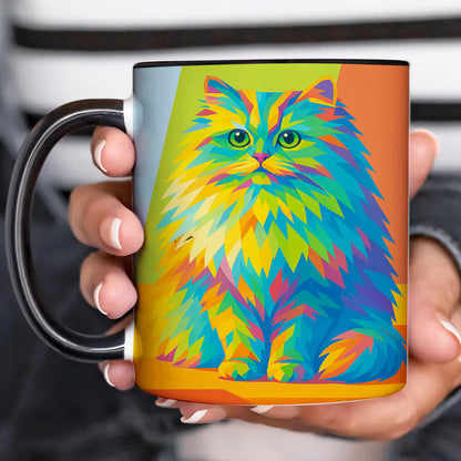 Custom Photo Pop Art MugGift For Cat Lovers