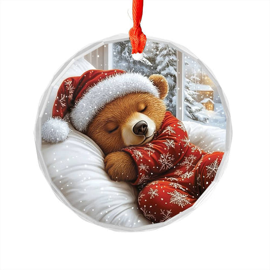 Grizzly Bear Sleeping In Bed Design 1