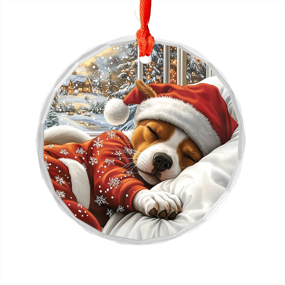 Staffordshire Bull Terrier Dog Sleeping In Bed Design 3
