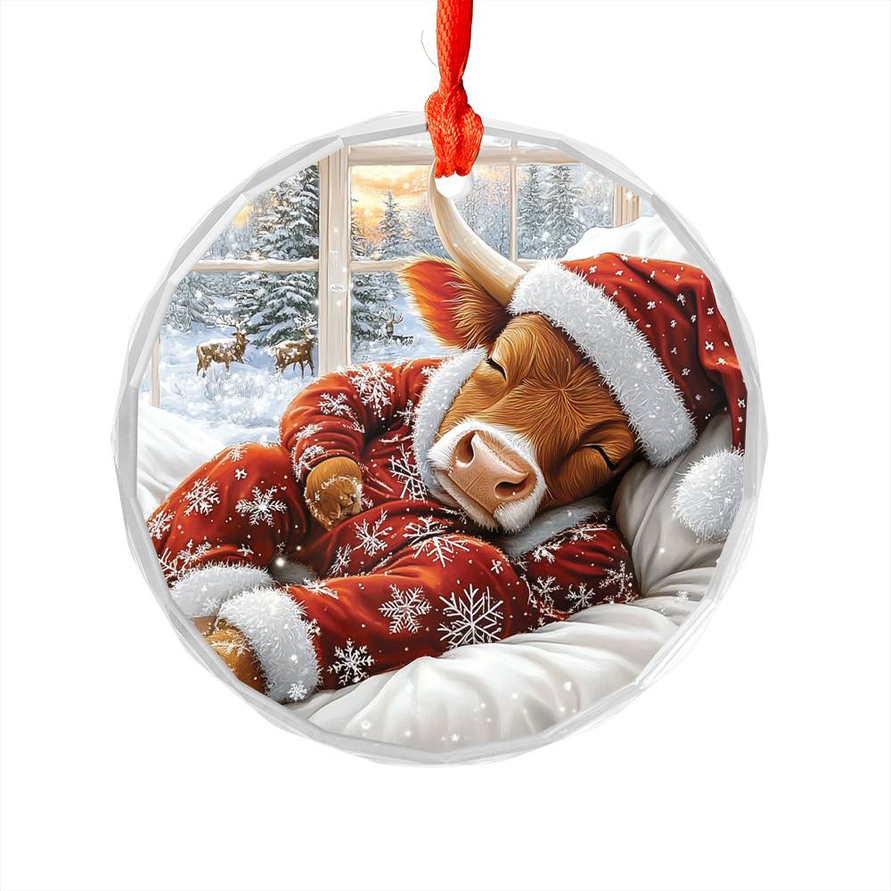 Longhorn Sleeping In Bed Design 1