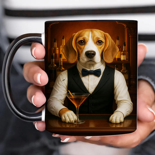 Personalized Dog Portrait Bartender