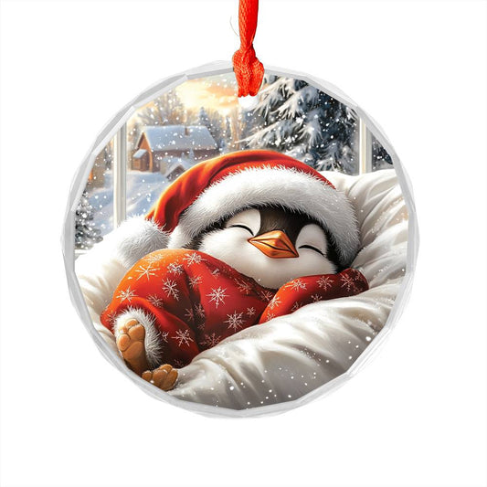 Penguin Sleeping In Bed Design 3