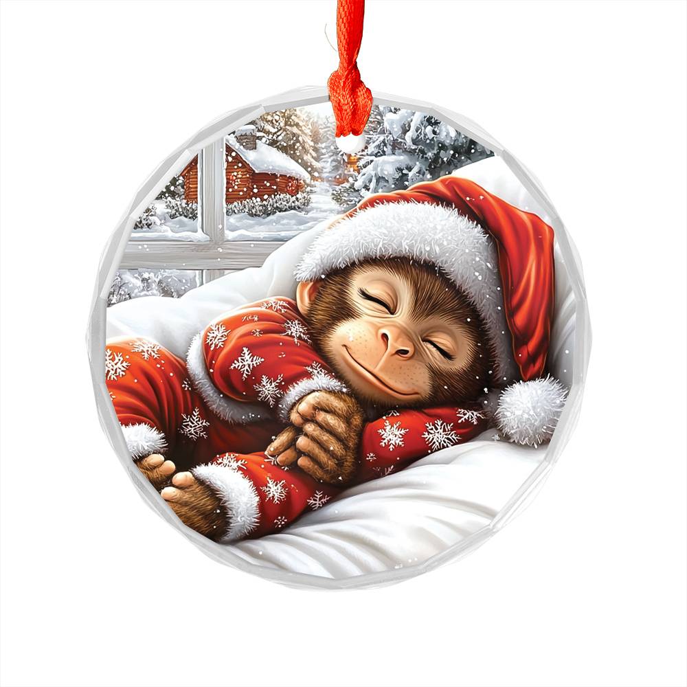 Monkey Sleeping In Bed Design 1