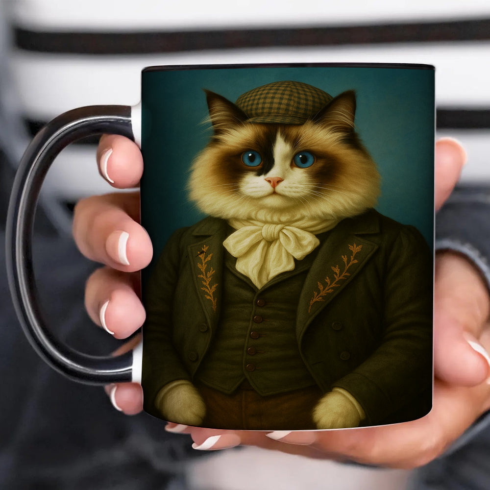 Custom Photo Detective Cat Mug Gift For Cat Lovers